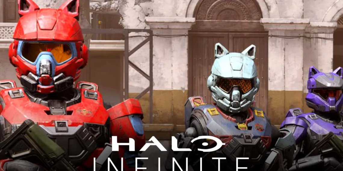 Halo Infinite gets a new Spartan Cat ears helmet called ‘Purrfect Audio’