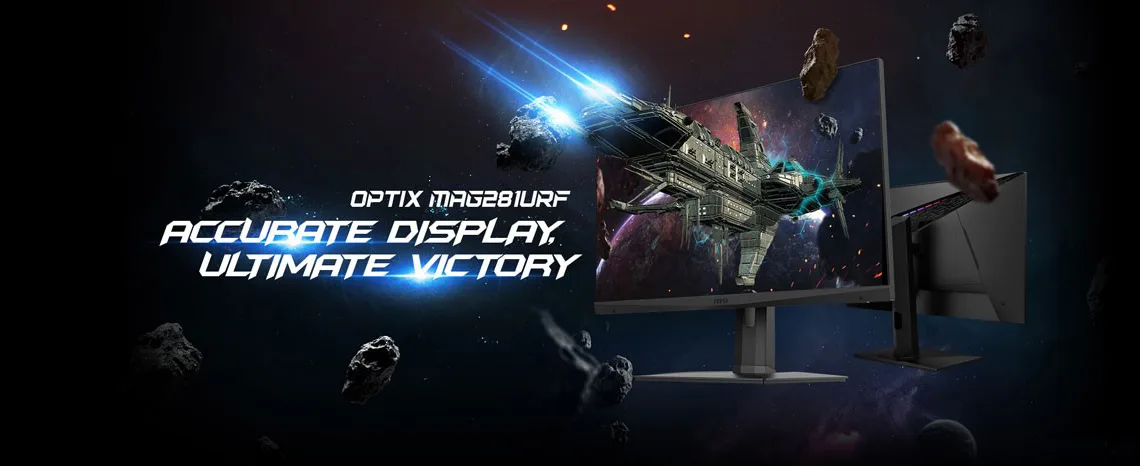 MSI launched its new Optix MAG281URF that comes with advanced less blue light technology and its KVM technology