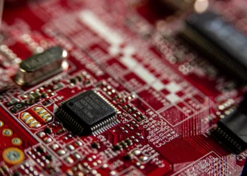 red and black computer microprocessor