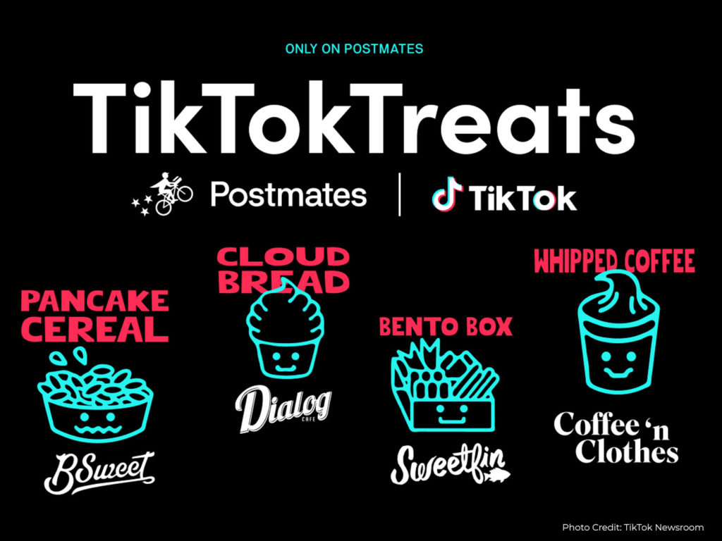 postmates partnered tiktok deliver food viral trends TikTok to set up its chain of delivery-only restaurants in the United States