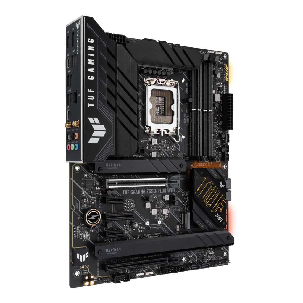 02 TUF GAMING Z690 PLUS WIFI 3D 1 AURA B ASUS announces new Intel Z690, H670, B660 and H610 Motherboards