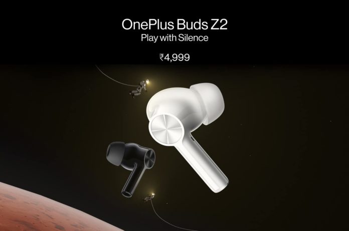 OnePlus Buds Z2 launched in India for 4,999 INR