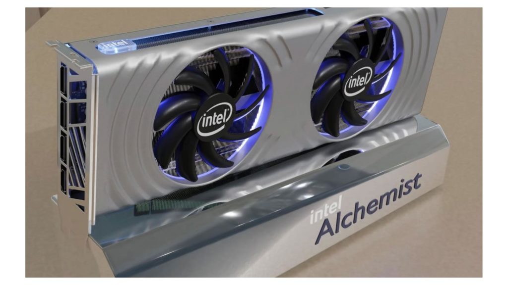 16x9 2133x1200 highres intel arc alchemist render angled A new leak of Intel’s Arc Alchemist Mobility GPU specifications reveals a total of five SKUs for high-end and entry-level notebooks