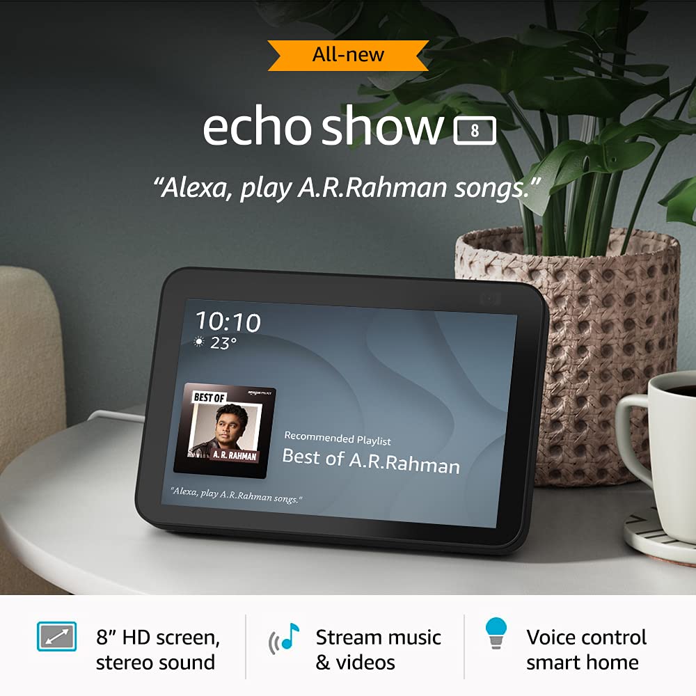 Best deals on Echo Show 8 and Echo Show 5 on Amazon India