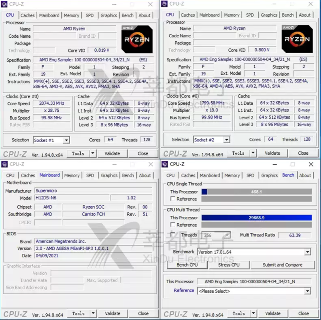 AMD EPYC 7773X Milan X CPU Performance Benchmarks China Sale 2 AMD EPYC 7773X Milan-X Flagship CPU appears with Dual-Socket Configuration in new Benchmark in CPU-Z