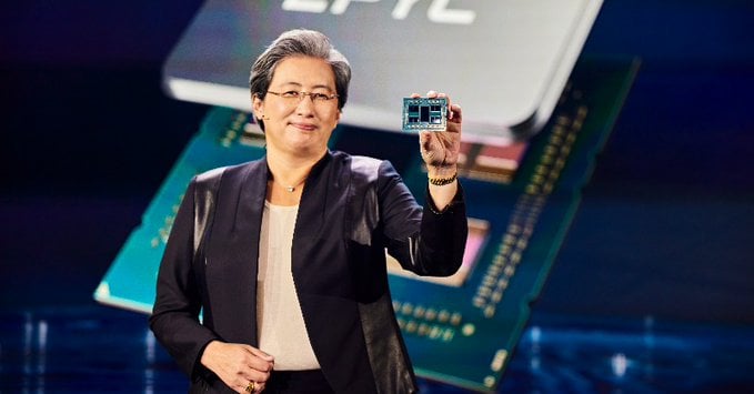 AMD Milan X EPYC CPU With 3D V Cache Stack Chiplet Technology 1 AMD’s EPYC 7V73X Milan-X CPU with 3D V-Cache gives up to 12.5% performance increase over standard Milan