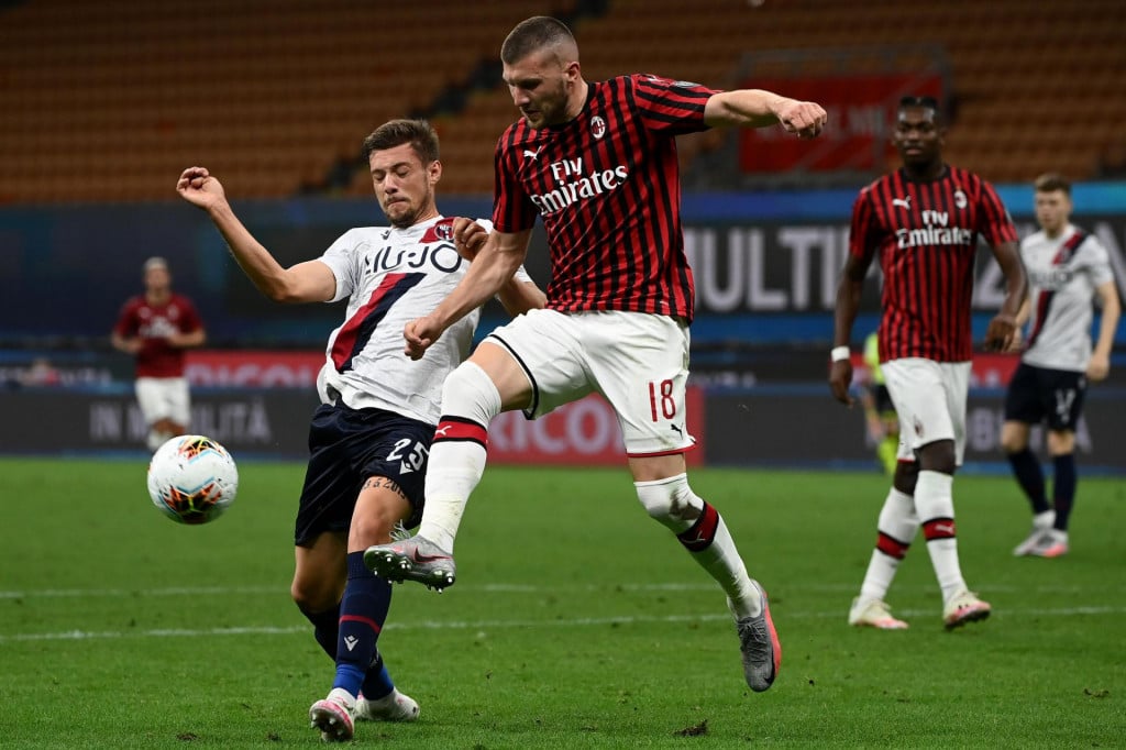 CR AC Milan Bologna 1618 Inter Milan's planned Serie A match against Bologna devolved into farce on Thursday afternoon