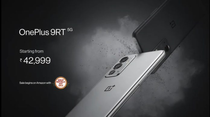 OnePlus 9RT 5G launched with Snapdragon 888 SoC in India | Specifications, Details and Price