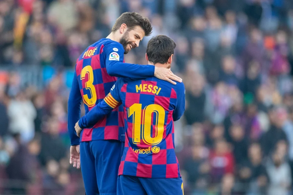 GettyImages 1208277340 Gerard Pique, Lionel Messi's old buddy and Barcelona teammate, has deceived and misled him