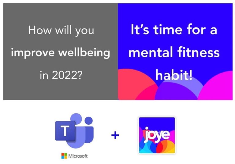 Joye partners with Microsoft to launch a mental fitness habit on Microsoft Teams