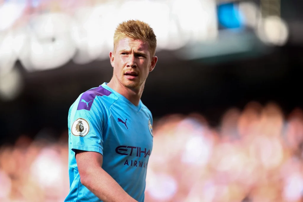 Kevin de Bruyne Top 10 highest paid football players in the Premier League in 2022