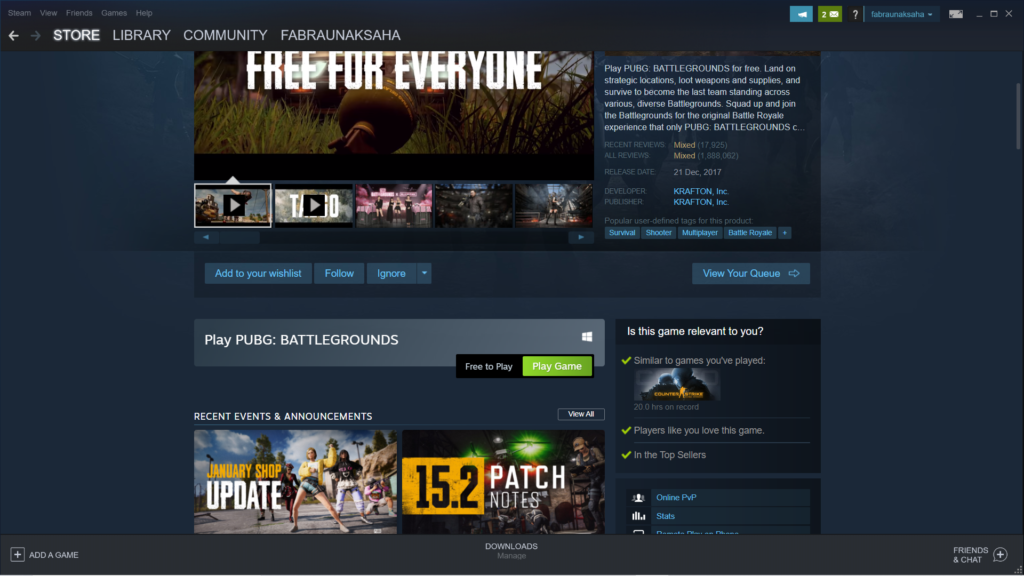PUBG PC now free to play on Steam, here's how to redeem