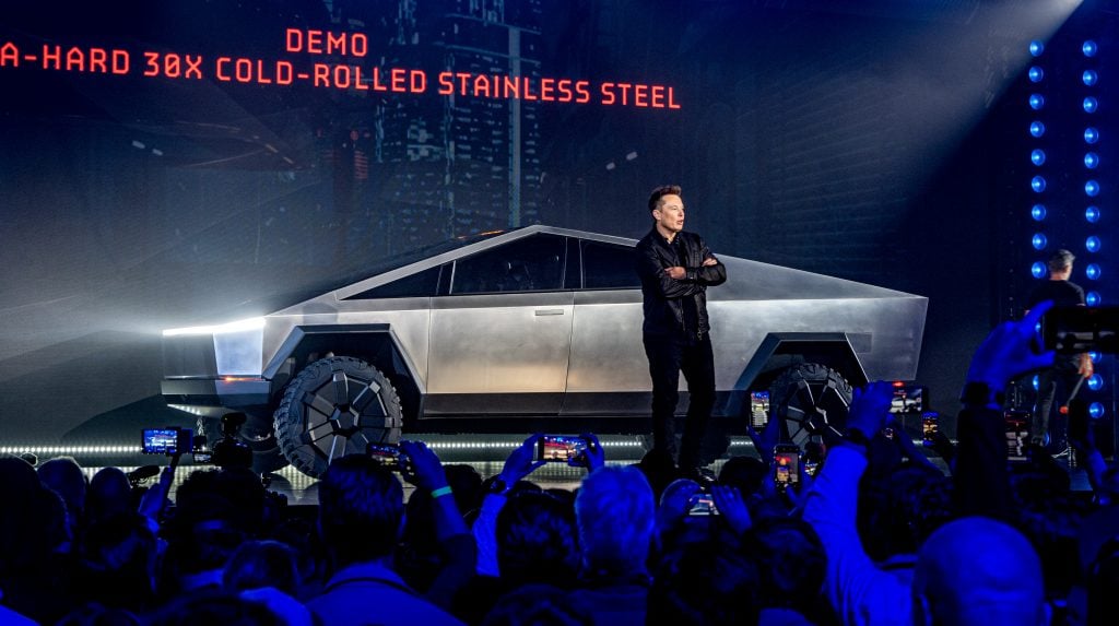 elon musk cybertruck unveil event stage e1574527665491 1024x573 1 Tesla’s Cybertruck, how it's forgotten and when it will finally make it to the market? Check out these 5 points