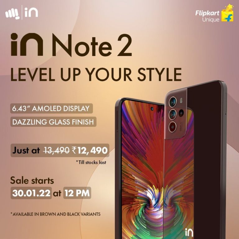 Micromax launches the IN Note 2 in India for 13,490 INR with a MediaTek G95 SoC