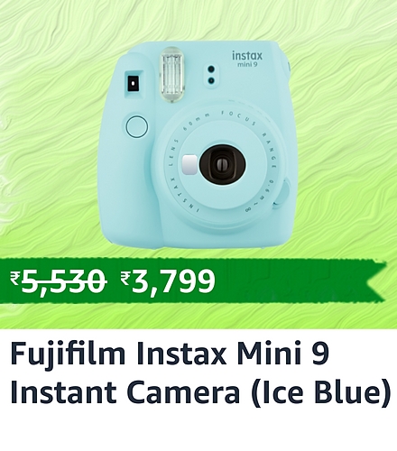 instax mini 9 Top deals on DSLR Cameras during the Amazon Great Republic Day Sale