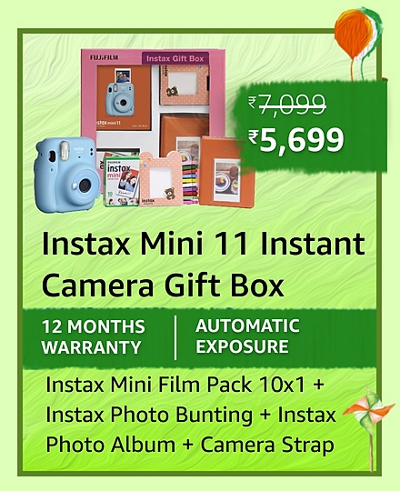 instax mini Top deals on DSLR Cameras during the Amazon Great Republic Day Sale