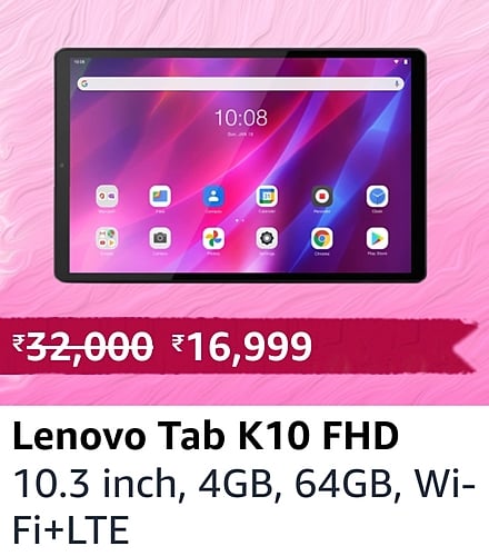 lenovo 2 Top deals on Tablets during Amazon Great Republic Day Sale