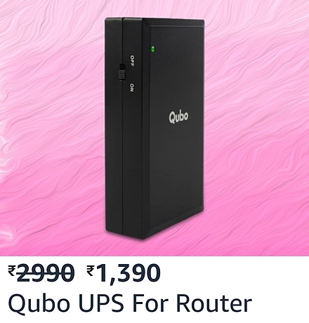 qubo 3 Top deals on UPS Power backups for Wi-Fi Routers during Amazon Great Republic Day Sale