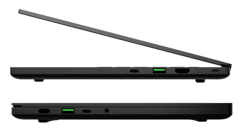 razer blade 14 laptop side Razer brings its new Blade laptops to CES 2022 with amazing internal specs supported by Alder Lake CPUs