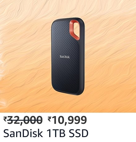 sandisk Top deals on External Storage Devices during Amazon Great Republic Day Sale