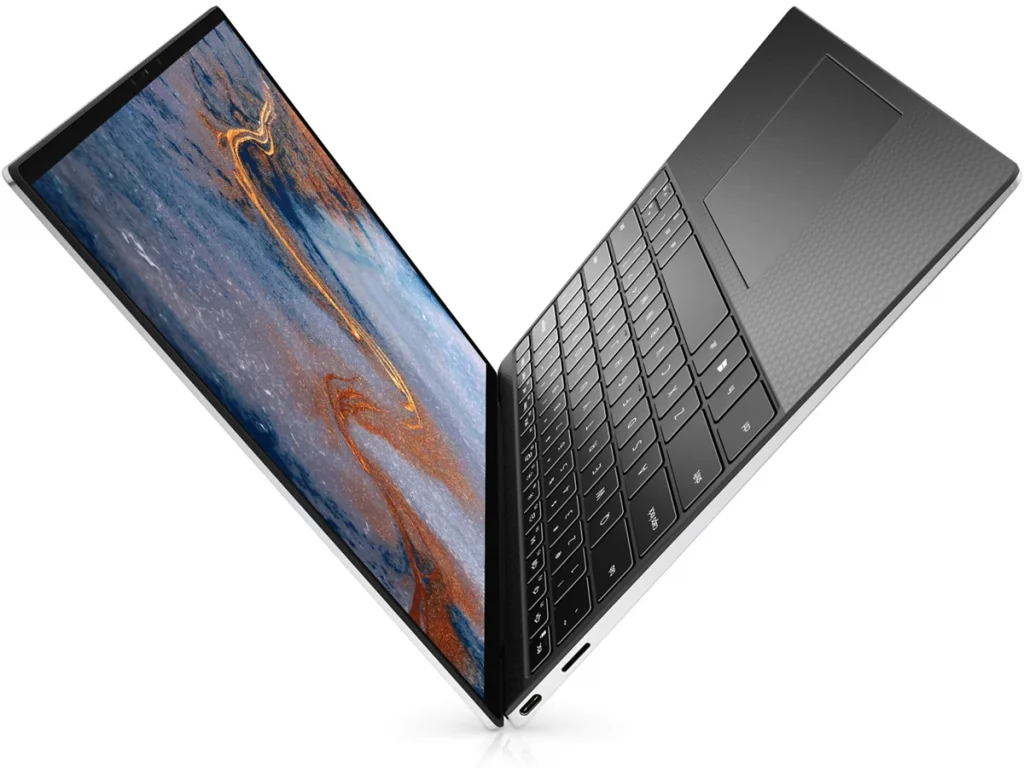 xps 13 black open up keyboard and display left view Best laptops shown at CES 2022 that we are waiting to see in the Indian market