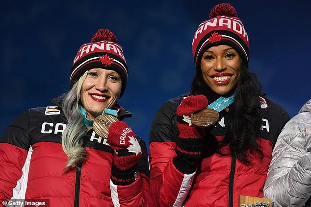 1644841737 823 Kaillie Humphries becomes first athlete ever to win Olympic medals Kaillie Humphries becomes the first athlete in history to win Olympic medals for both the United States and Canada