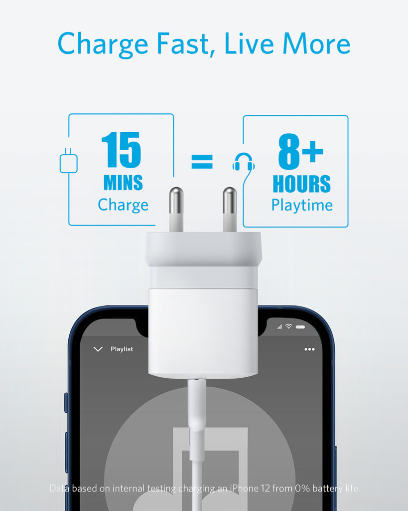 Anker brings new 20W PD Fast Charger with USB C Charger & 18 Months warranty for Rs.1,499