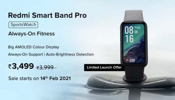 FLI6O2 aMAE5QYY Redmi Smart Band Pro launched with up to 14 days of battery life & Redmi Smart TV X43 launched with Android TV 10