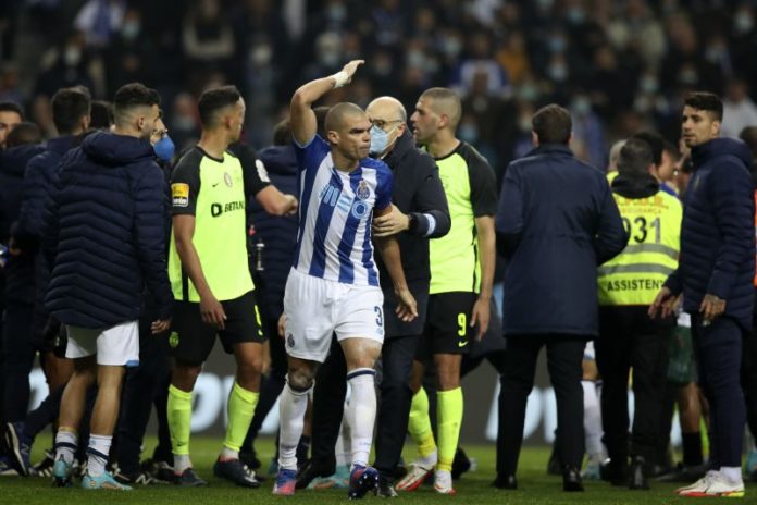 Porto Pepe brawl sporting