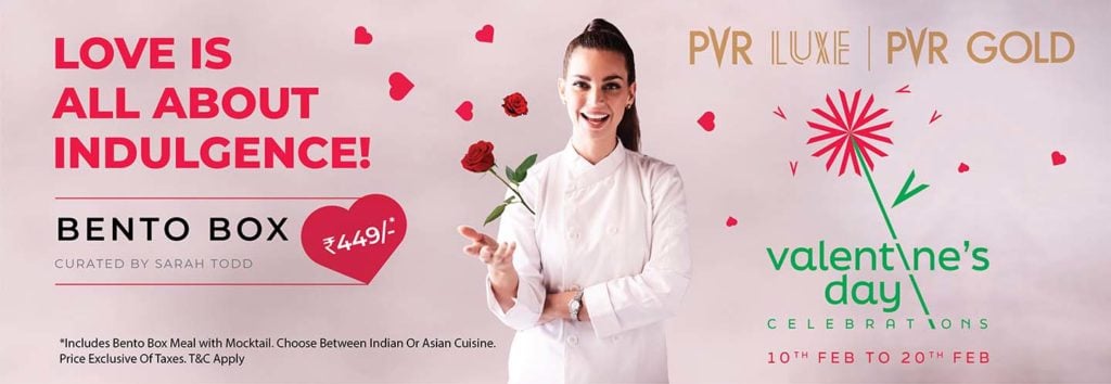 PVR showers love to have the perfect date this Valentine's Day