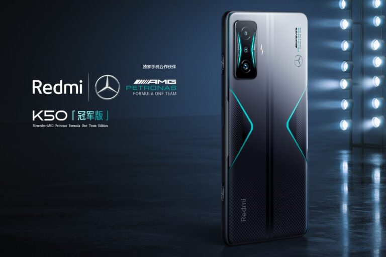 Redmi K50 Gaming Mercedes AMG Petronas Formula One Team Edition Featured A 768x512 1 Redmi K50G Gaming Flagship device launches in China, here are the detailed specs