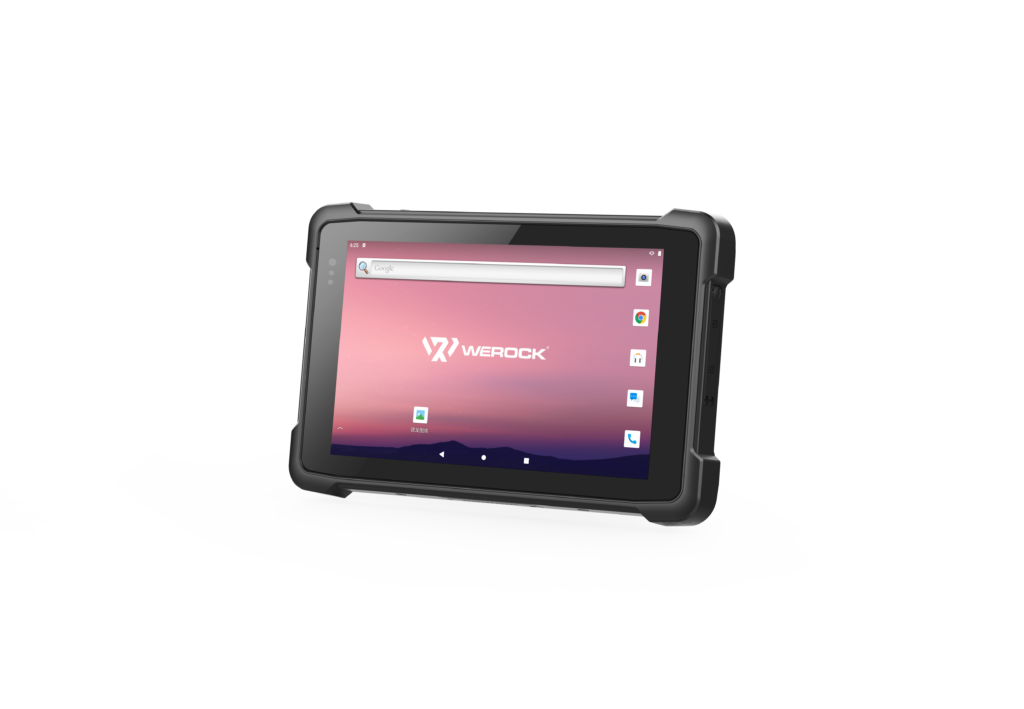 WEROCK presents a robust, durable 8" tablet with state-of-the-art technology
