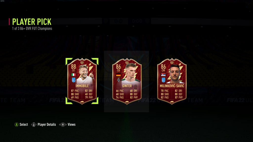 Screenshot 807 FIFA 22: What do you get from the FUT Champions Premium Upgrade SBC? Is it worth doing the 86+ Red Player Pick pack?