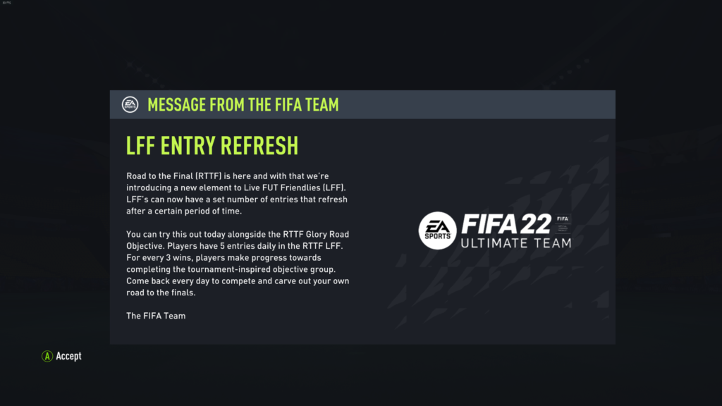 Screenshot 920 FIFA 22: EA Sports introduce match cap in RTTF Live FUT Friendlies