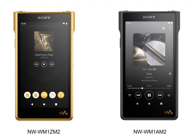 Sony NW WM1ZM2 and Sony NW WM1AM2 Sony announces a Gold-plated and aluminum alloy framed Walkman model