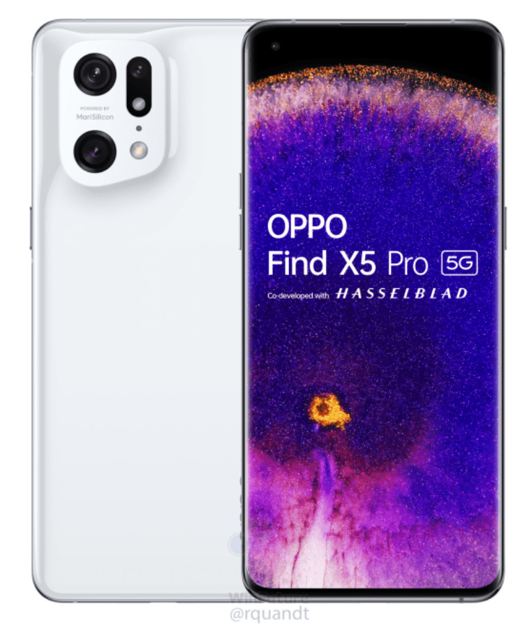 cbe0a143 6254 424b b1ca 3cada0070597 The Oppo Find X5 Pro official renders surface, will feature the Snapdragon 8 Gen 1 chip and a Hasselblad+Mariana camera setup