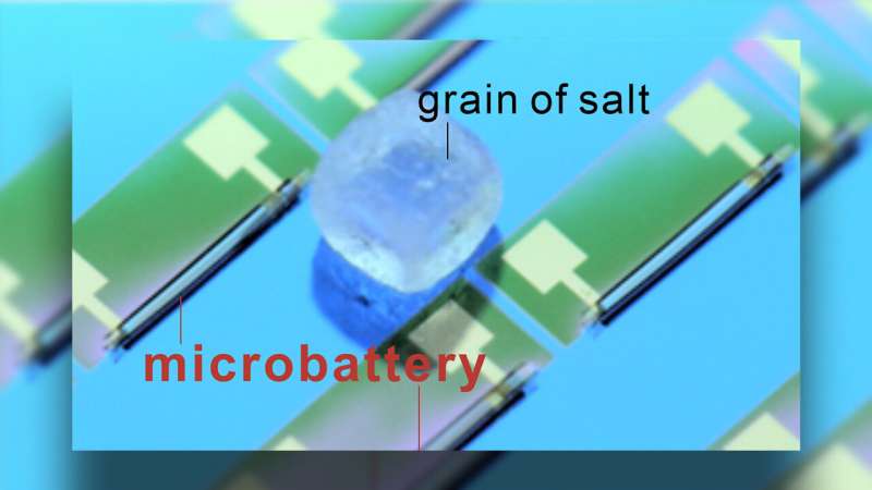 worlds smallest batter The world's smallest battery is as tiny a speck of dust, but cannot power phones yet