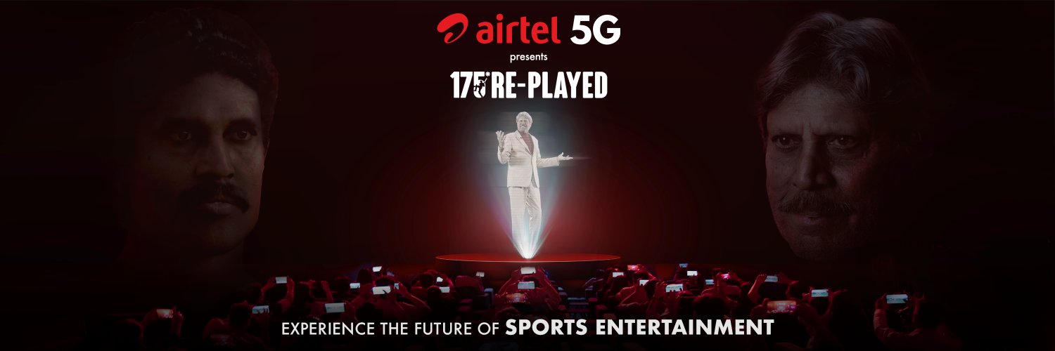 Airtel demonstrates its 5G speed and low latency by streaming the iconic moments of India’s 1983 World Cup