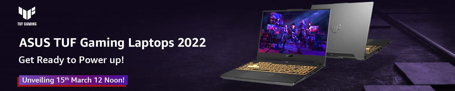 New 2022 ASUS ROG and TUF Gaming laptops launching on Amazon India on 15th March