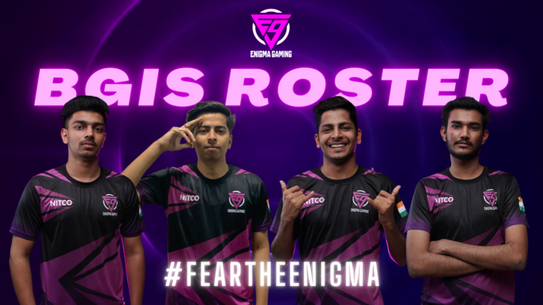 Exclusive Interview: Enigma Gaming BGMI roster of India