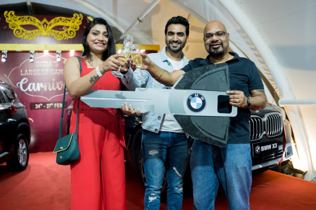 BMW X3 Winner at Gaming Carnival in Deltin Royale Nathmal Agrawal Deltin Royale wraps up India's largest gaming carnival with a bang!