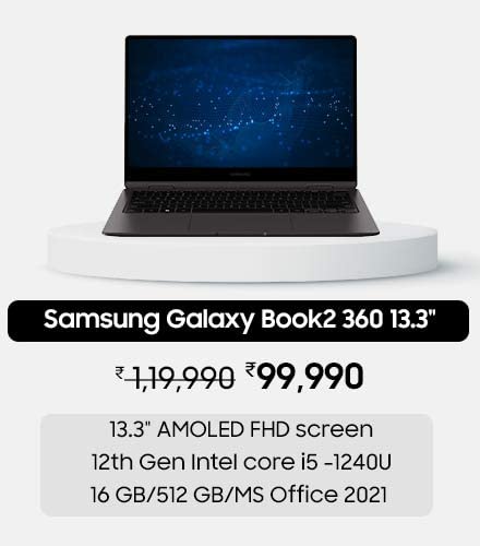 Pre-book Samsung Galaxy Book2 Series, starts ₹99,990