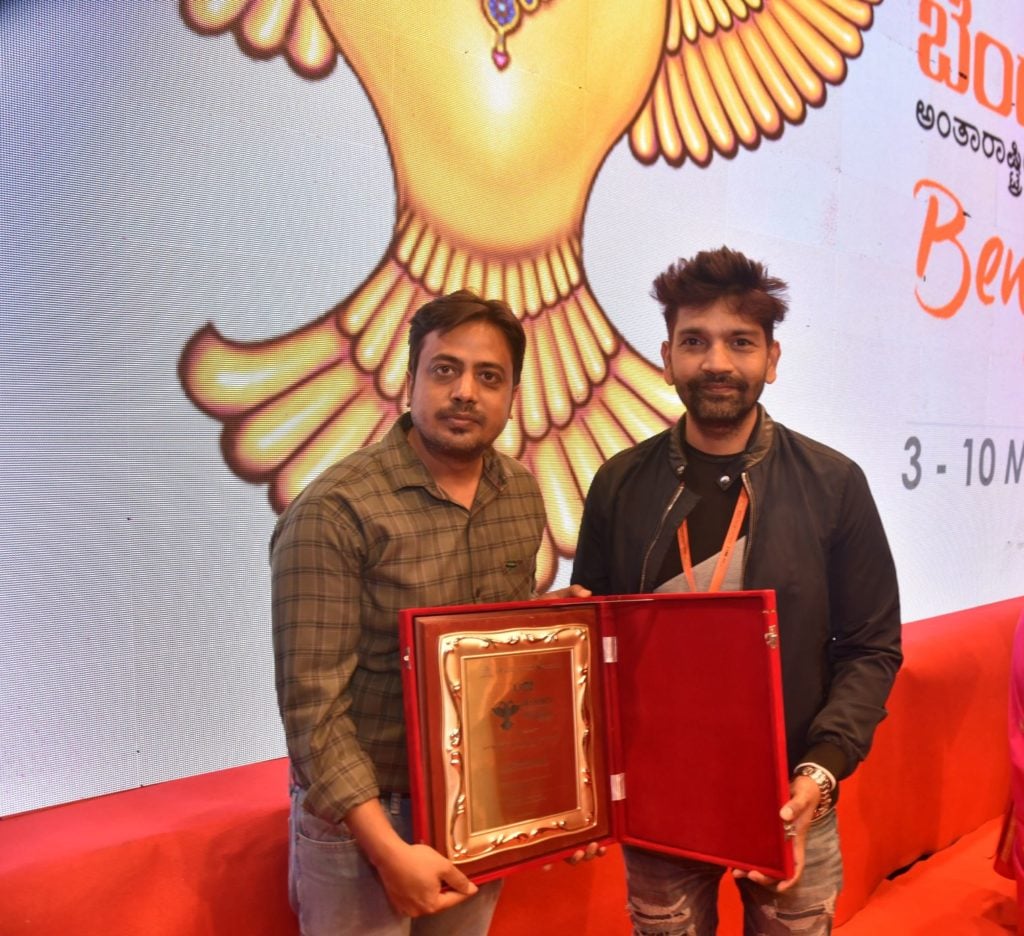 Manish Saini left Mahesh Danannavar email Manish Saini Directed Gujarati Film ‘Gandhi & Co.’ wins second best Indian feature film at 13th BENGALURU INTERNATIONAL FILM FESTIVAL  