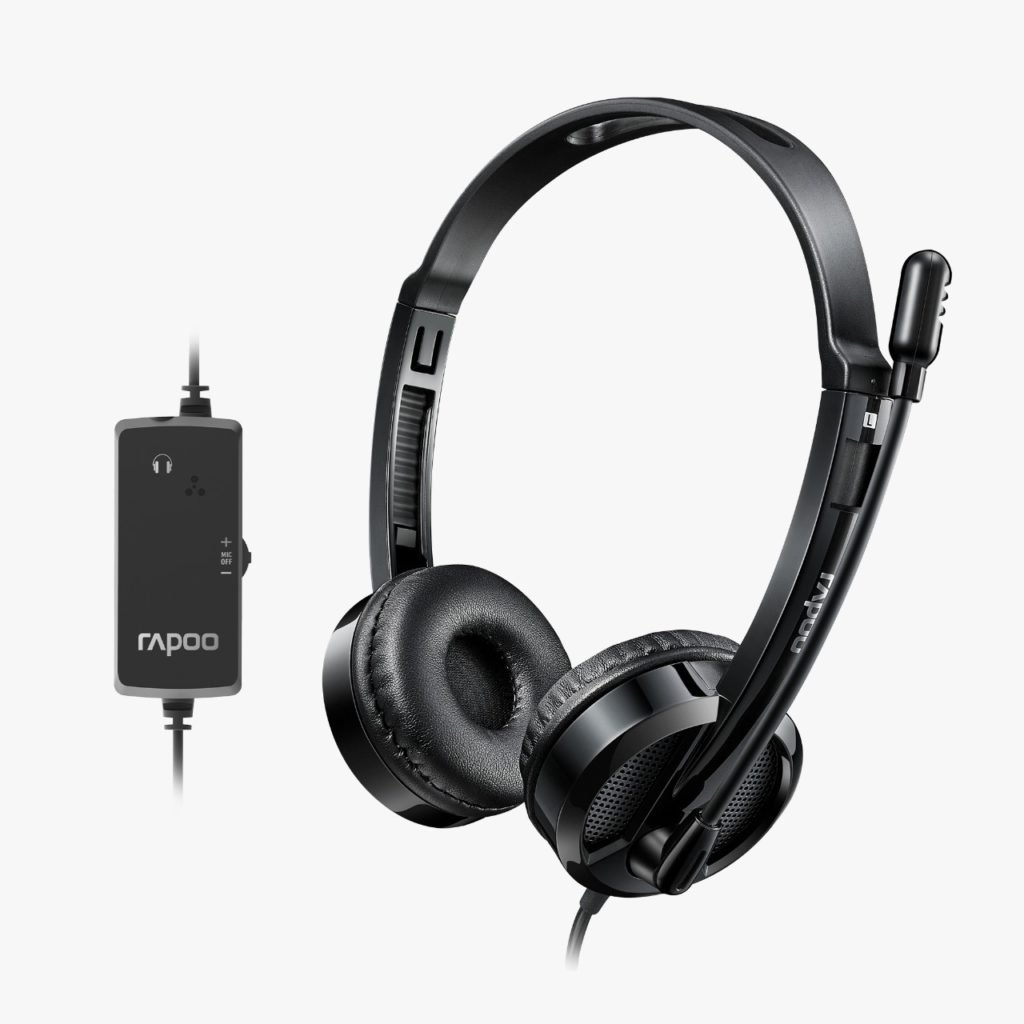 RAPOO Introduces H100 Plus and H120 Headsets in India - 4_TechnoSports.co.in