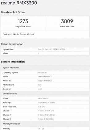 qualcomm snapdragon 8 gen 1 score 292x420 1 Qualcomm suffers another setback as the Dimensity 8100 performs better on Geekbench