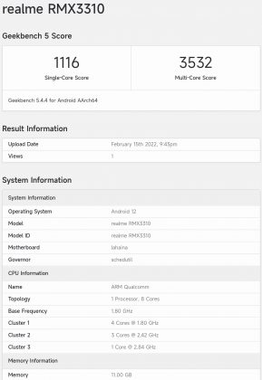 qualcomm snapdragon 888 score 289x420 1 Qualcomm suffers another setback as the Dimensity 8100 performs better on Geekbench