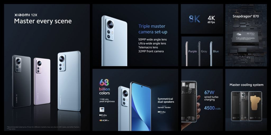 xiaomi 12 4 1024x512 1 Xiaomi 12, 12 Pro, and 12X launched globally | Check the prices and availability here