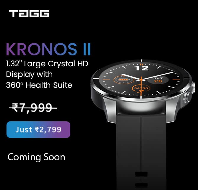 Tagg Kronos II launching soon on Amazon India