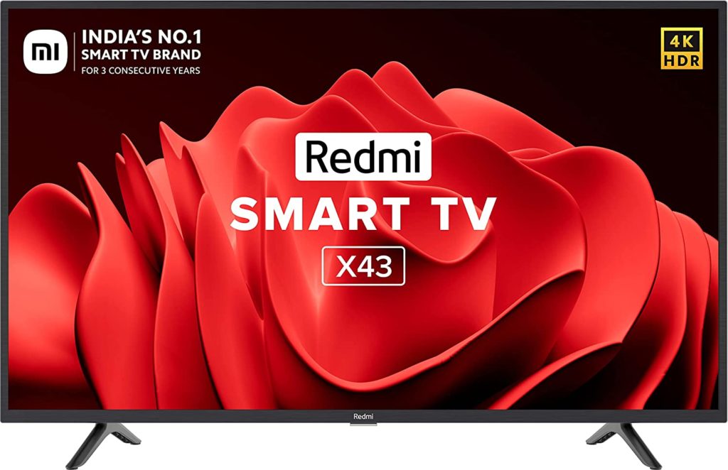Deal: Get the Redmi X43 4K UHD TV for only ₹25,249 with up to 6 months No Cost EMI