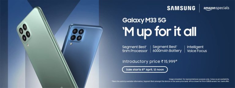 Samsung Galaxy M33 5G launched with the Exynos 1280 chipset in India